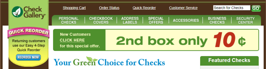 order checks online from check gallery