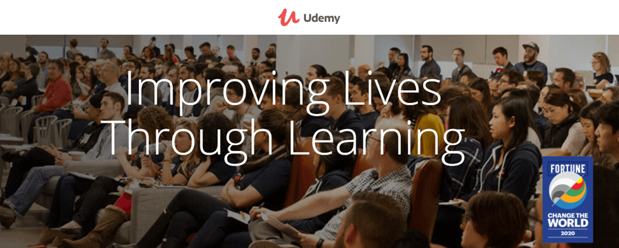 udemy online learning platform